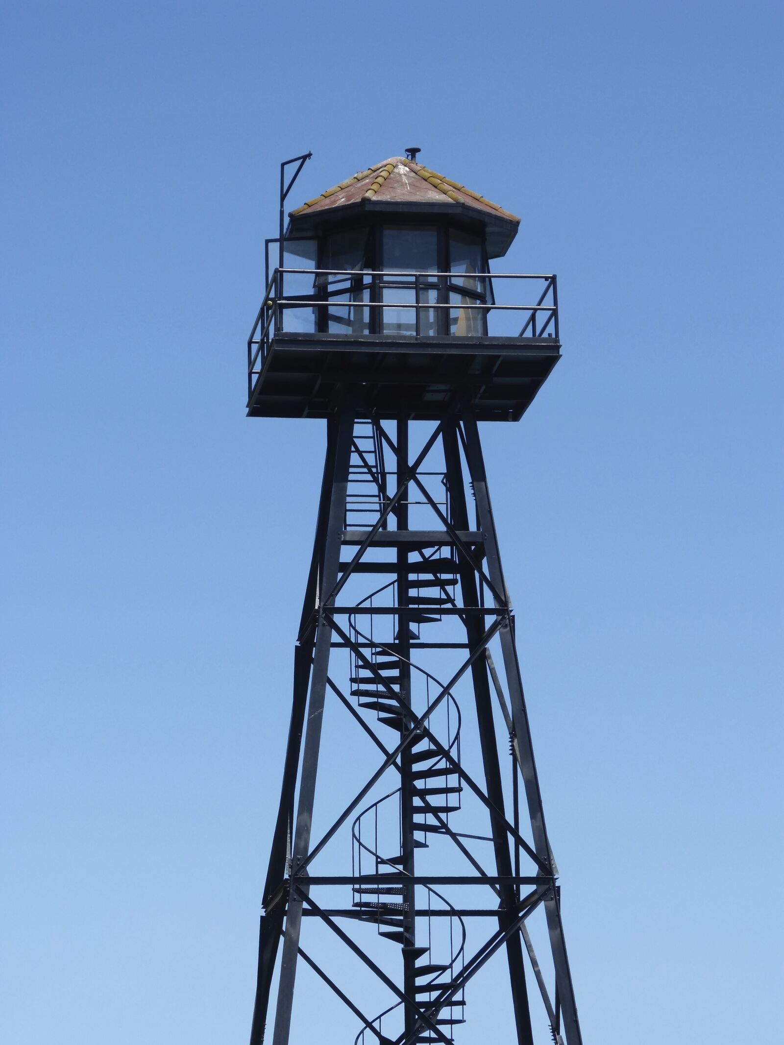 Panasonic Lumix DMC-FZ60 (Lumix DMC-FZ62) sample photo. Alcatraz, watchtower, guard tower photography