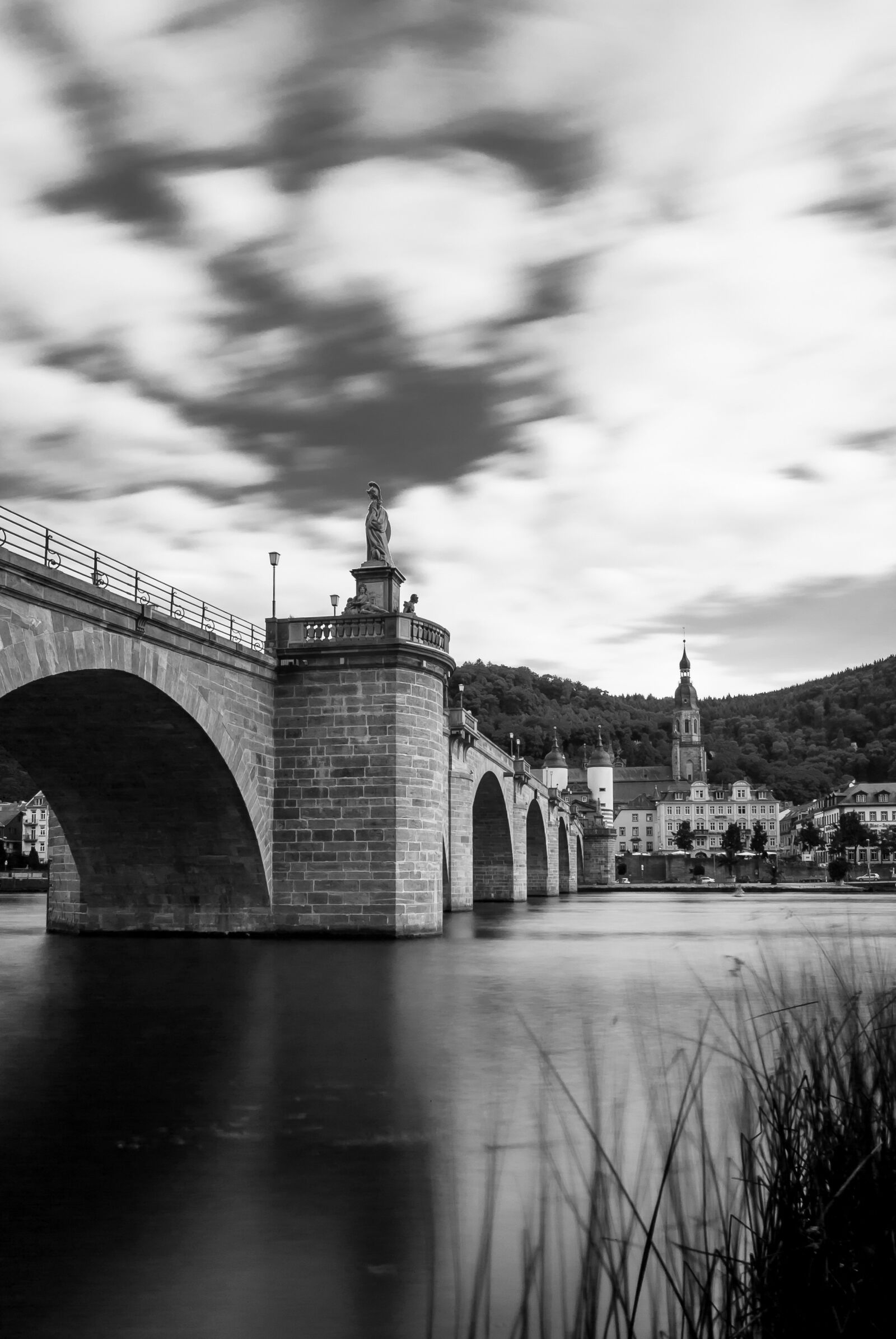 Nikon D80 sample photo. Heidelberg, bridge, neckar photography