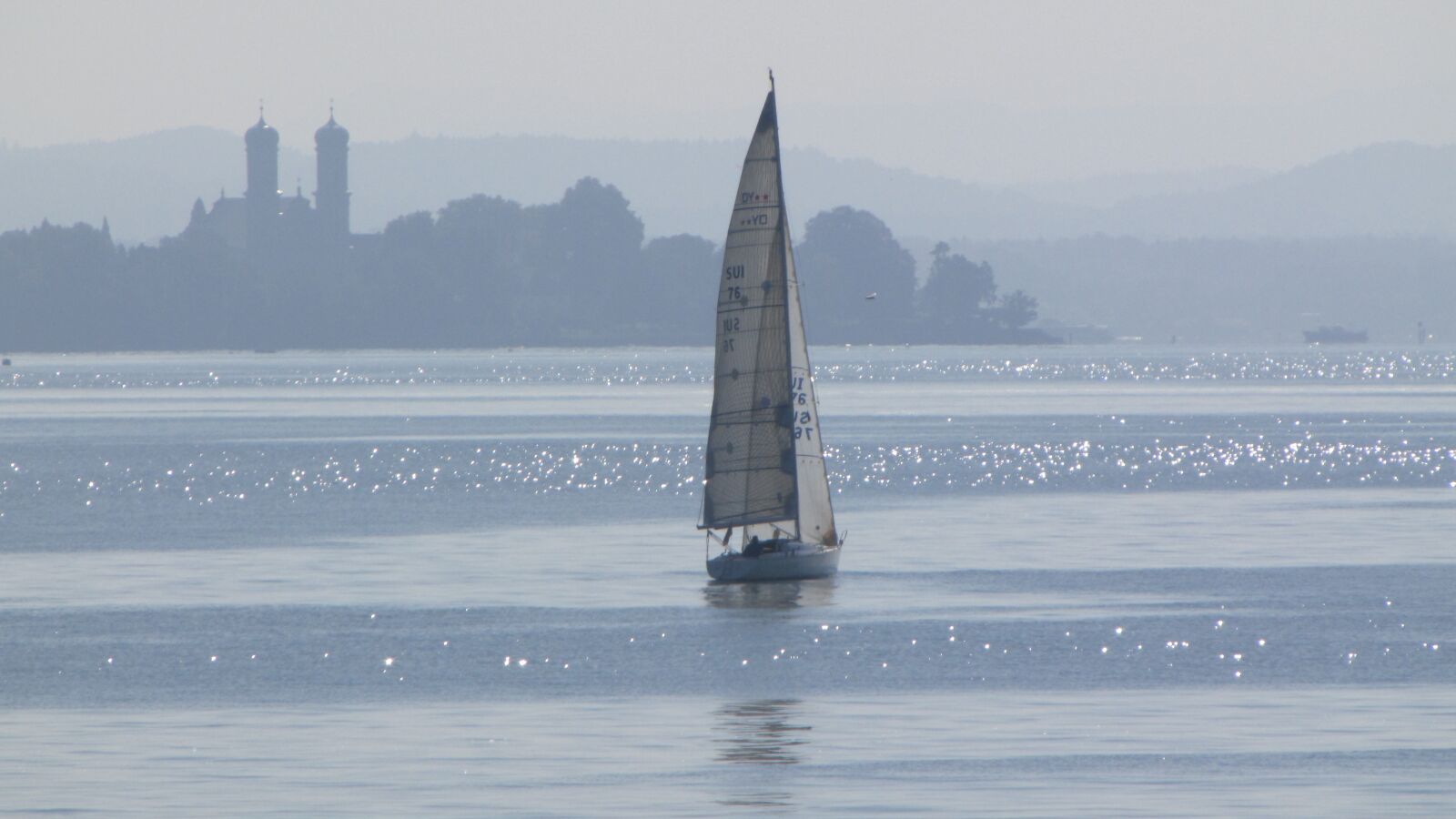Canon PowerShot SX1 IS sample photo. Lake, sailing boat, boat photography