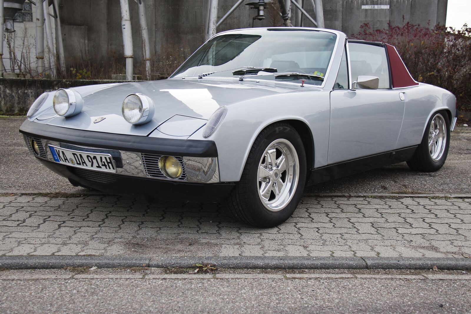 Canon EOS 50D sample photo. Porsche, 914, silver photography