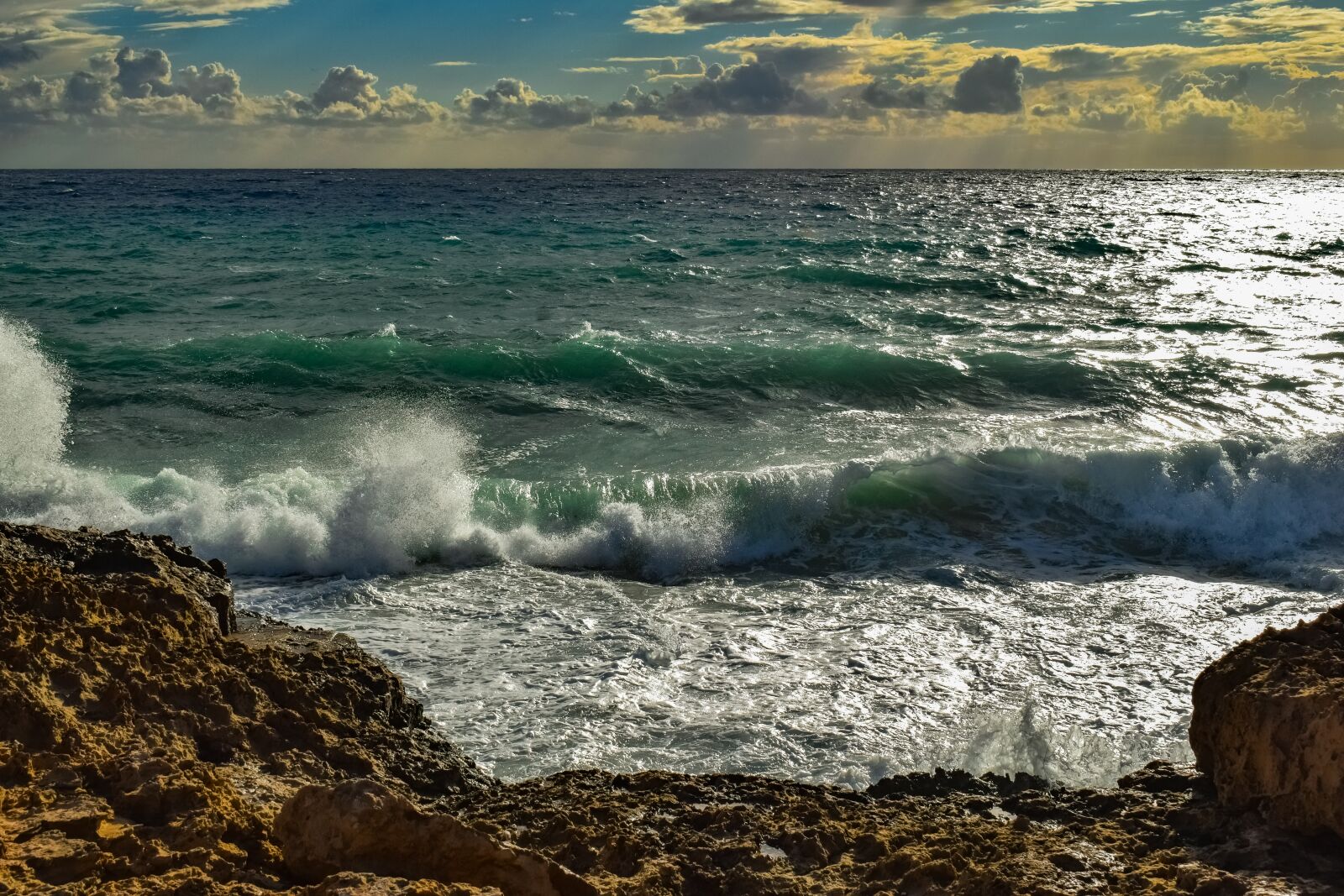 Nikon D3300 sample photo. Rocky coast, waves, sea photography