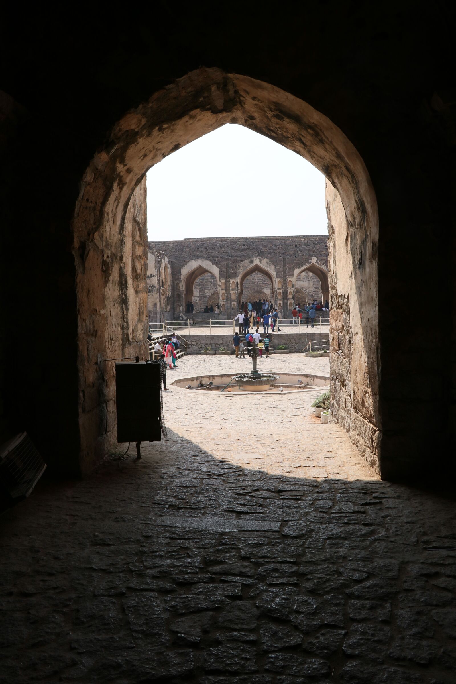 Canon EF-S 18-135mm F3.5-5.6 IS USM sample photo. Golconda fort, architecture, hyderabad photography