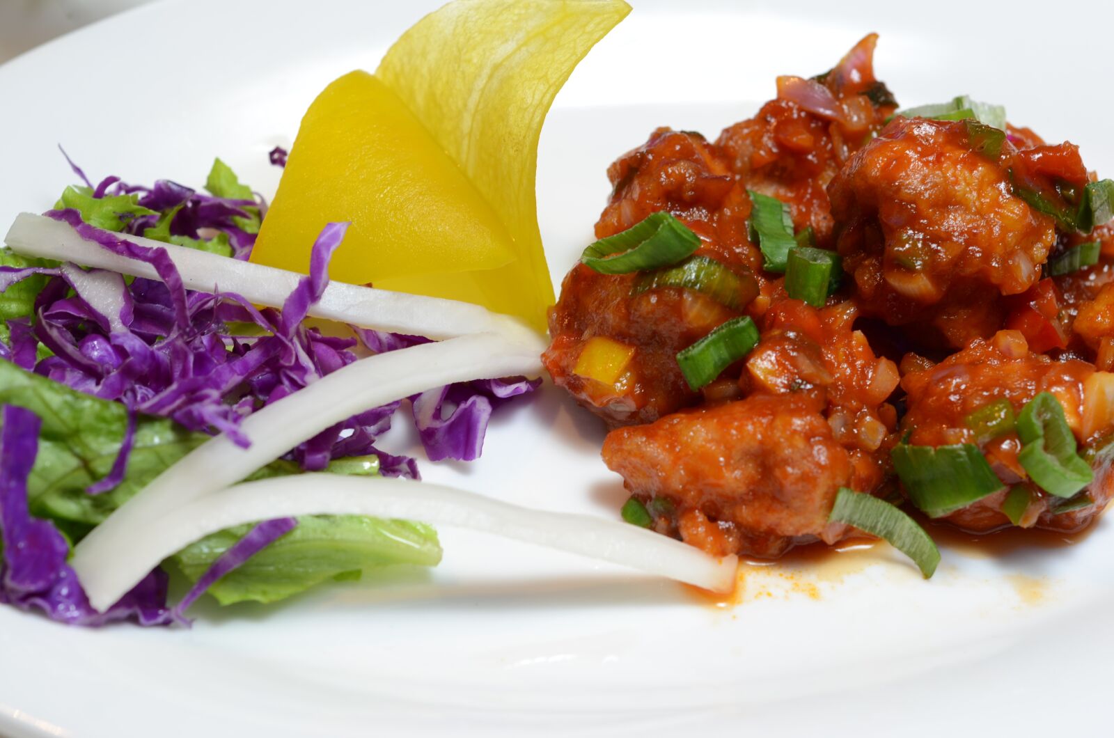 Nikon D7000 sample photo. Chicken manchurian dry, food photography