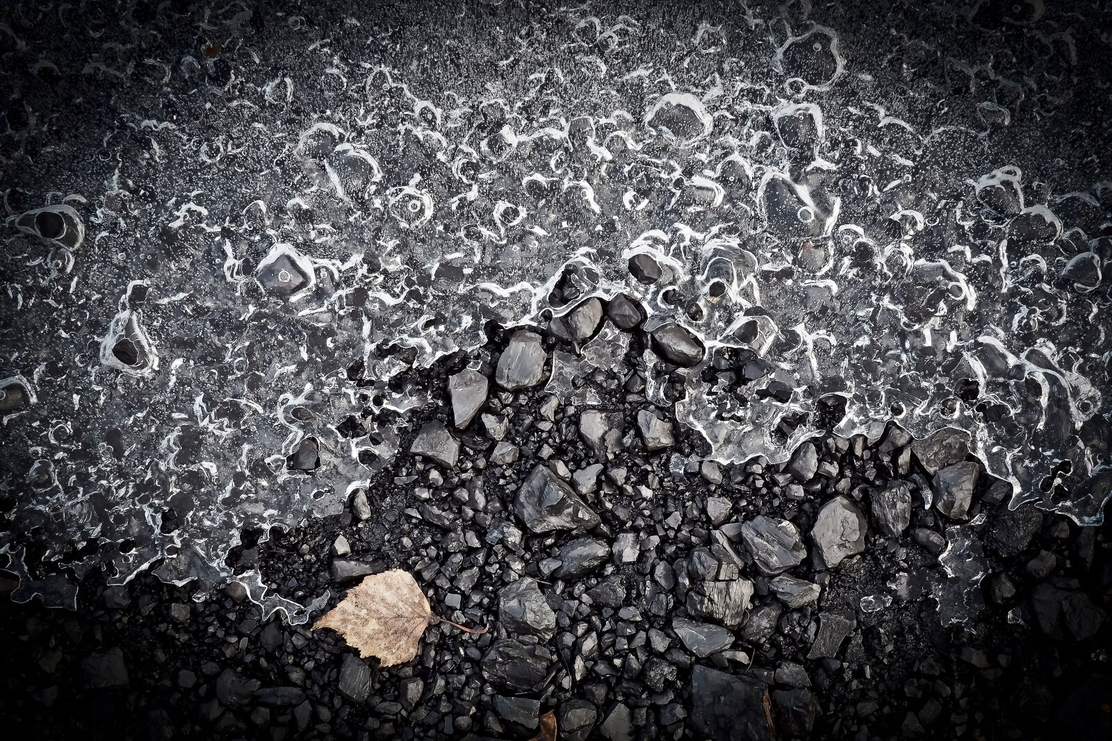Olympus OM-D E-M10 sample photo. Ice, frozen, winter photography