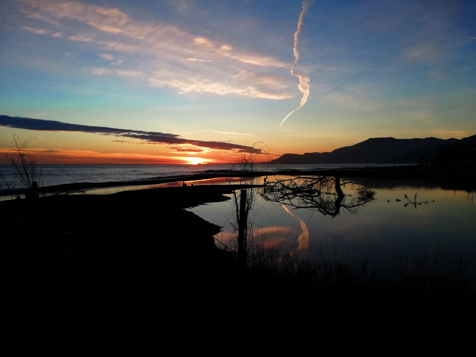 HUAWEI P20 lite sample photo. Sunset, liguria, bordighiera photography