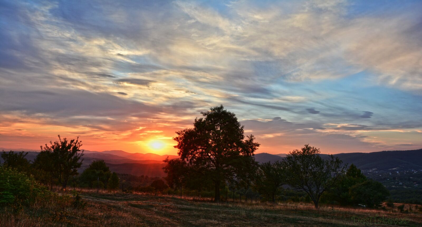 Nikon D5200 sample photo. Sun, sunset, mountain photography