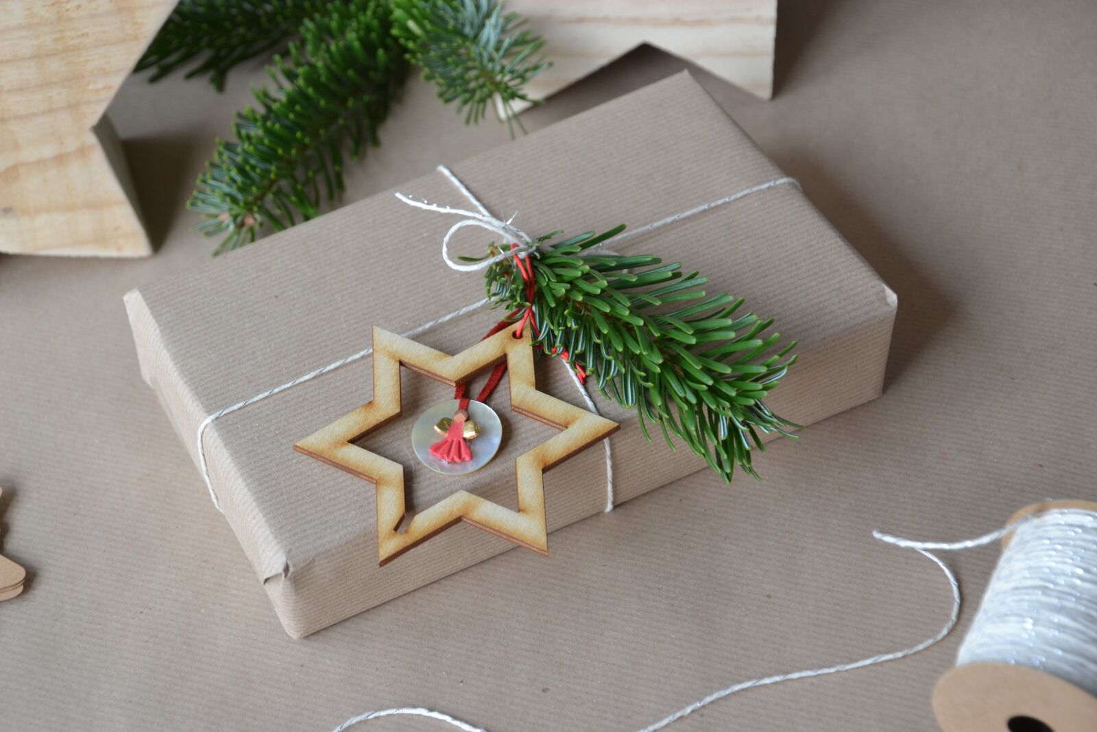 Nikon D3100 sample photo. Christmas, gift, packaging photography