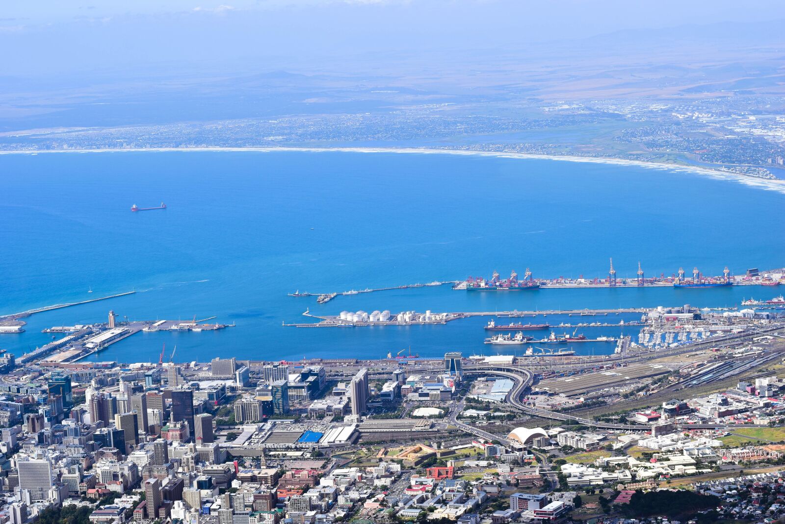 Nikon D5500 sample photo. Aerial from table mountain photography
