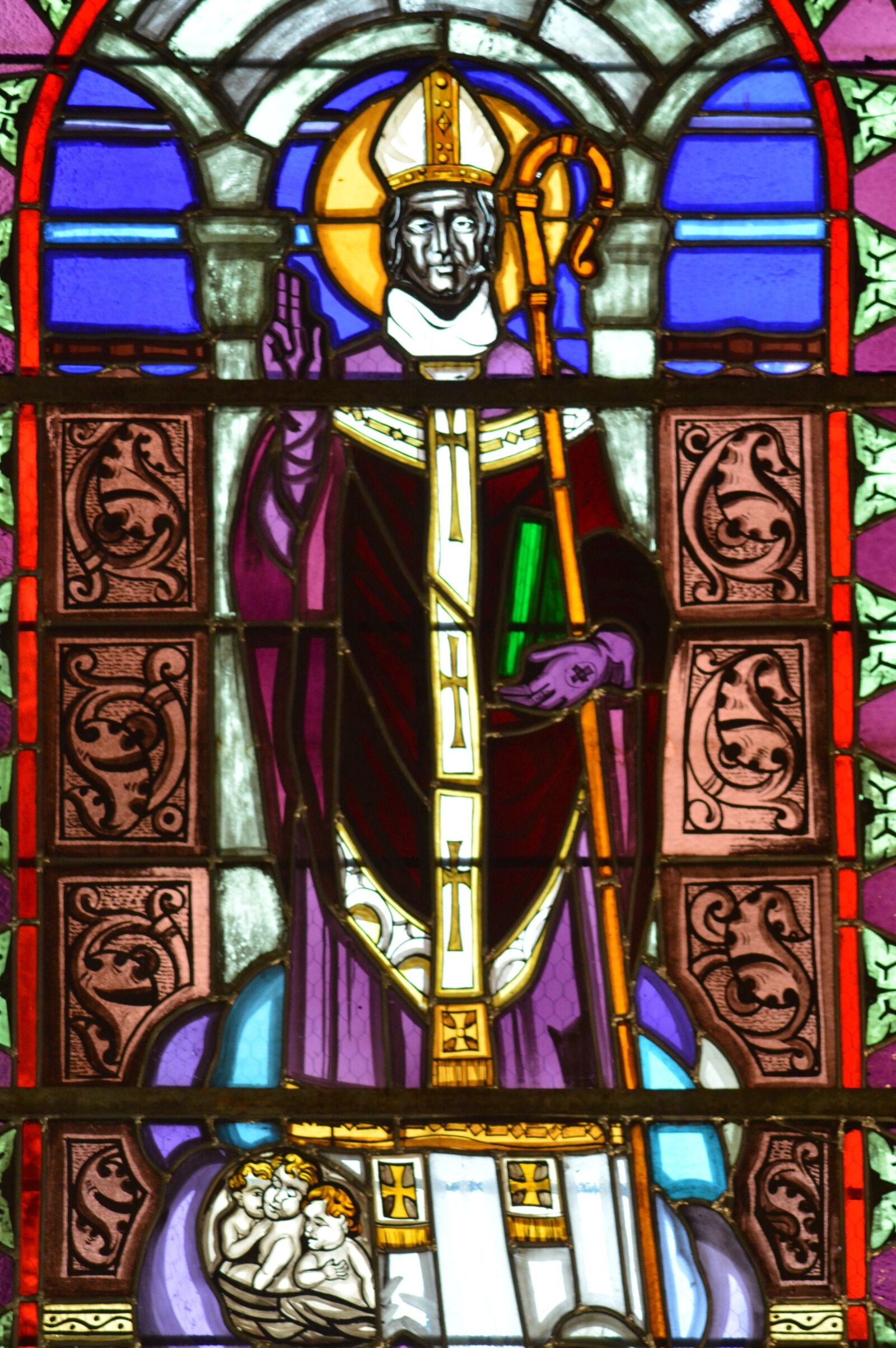 Nikon D3200 sample photo. Stained glass, window, church photography