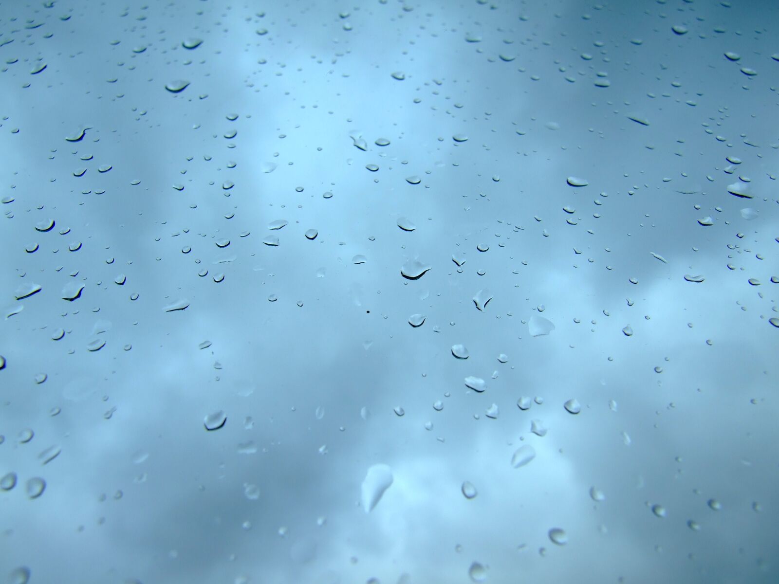 Fujifilm FinePix S6500fd sample photo. Raindrop, sky, blue photography