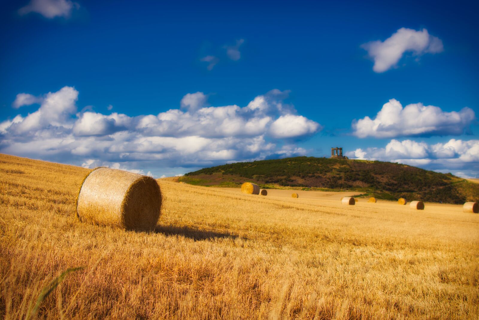 Nikon D5300 sample photo. Straw bales, harvest, straw photography