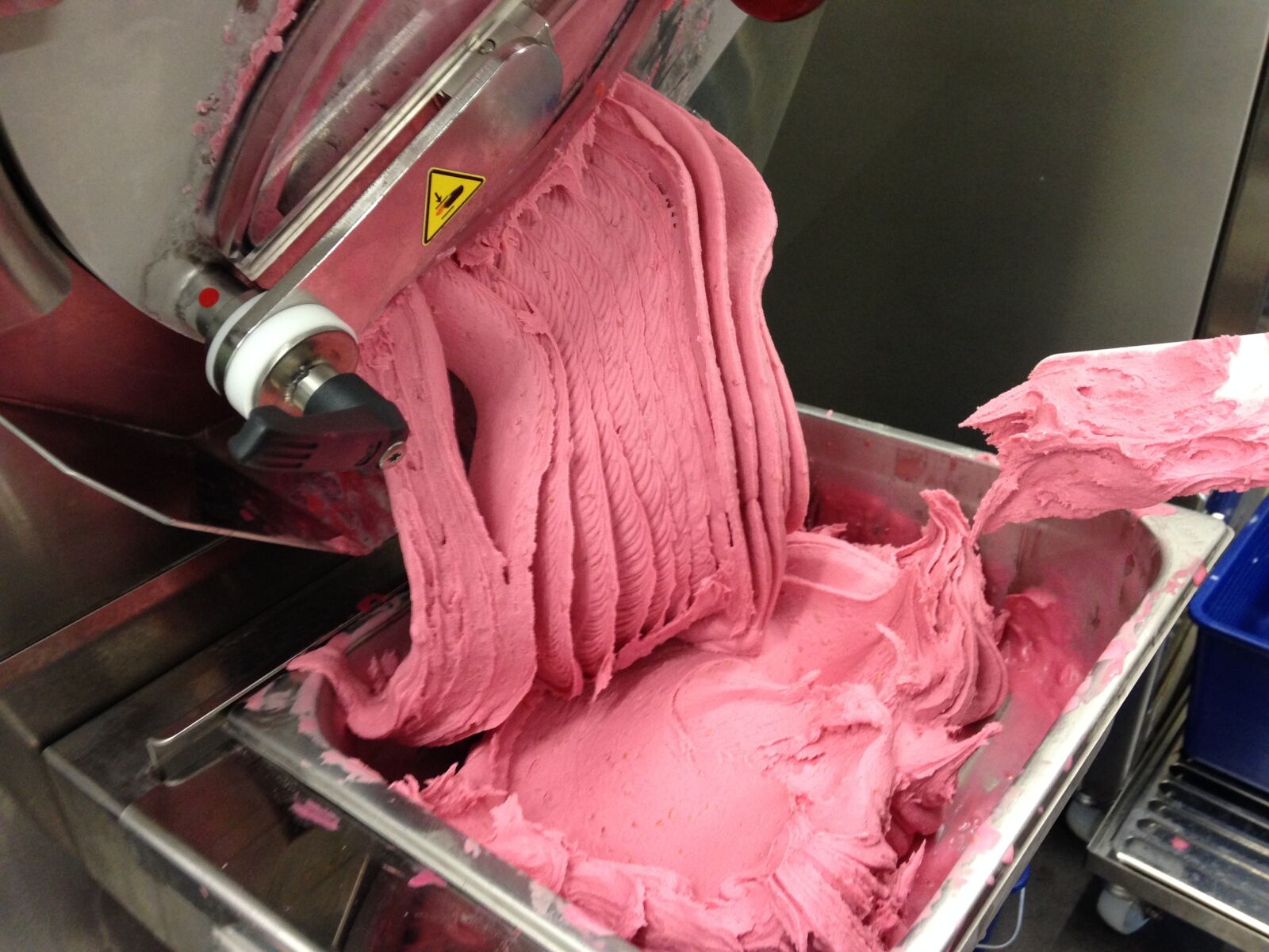 iPhone 5c back camera 4.12mm f/2.4 sample photo. Ice, raspberry, pink photography