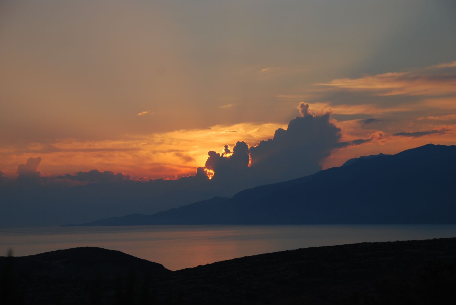 Nikon D60 sample photo. Sunset, sky, sea photography