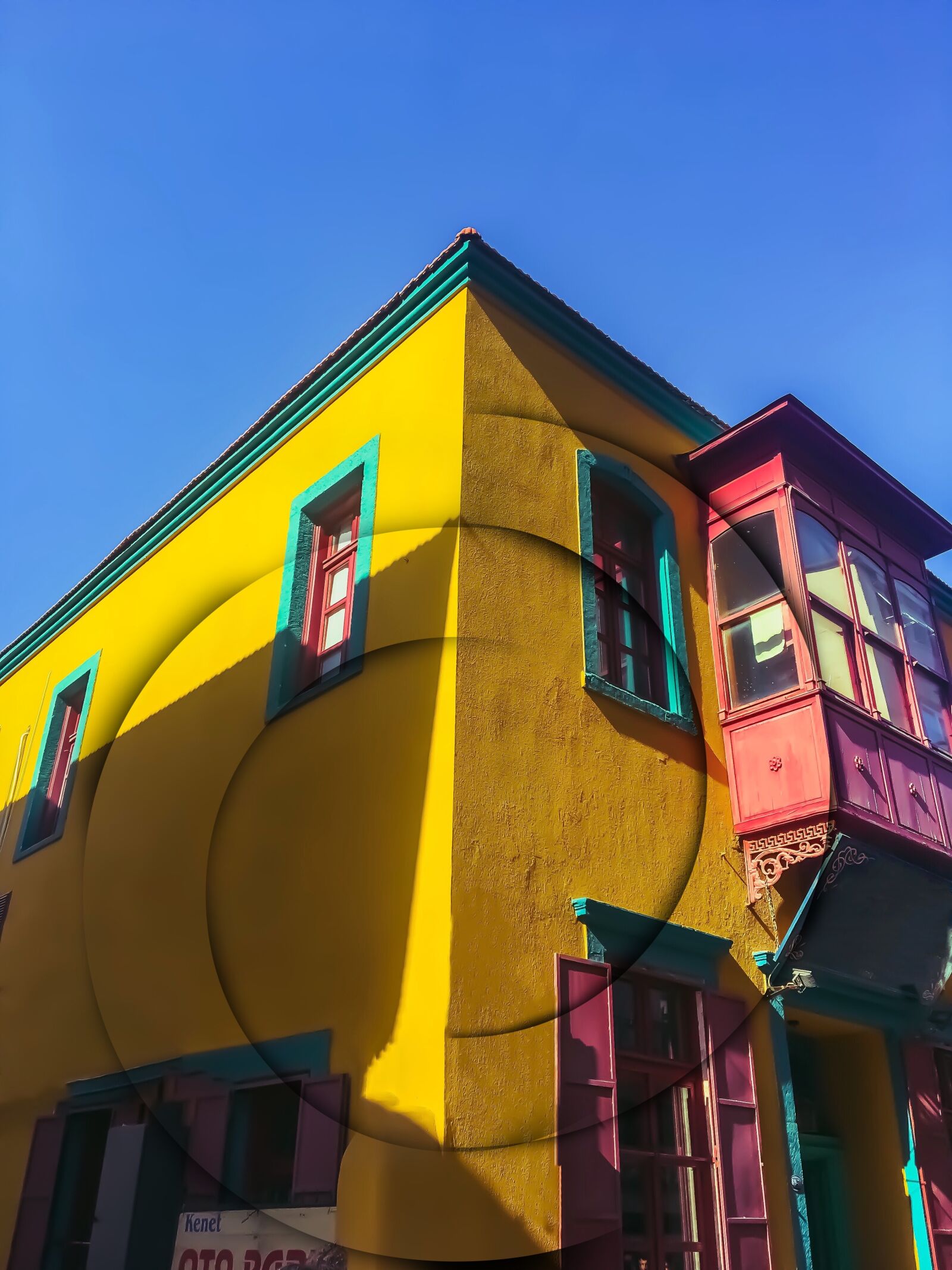 Apple iPhone 6s sample photo. Architecture, yellow, multicolor photography