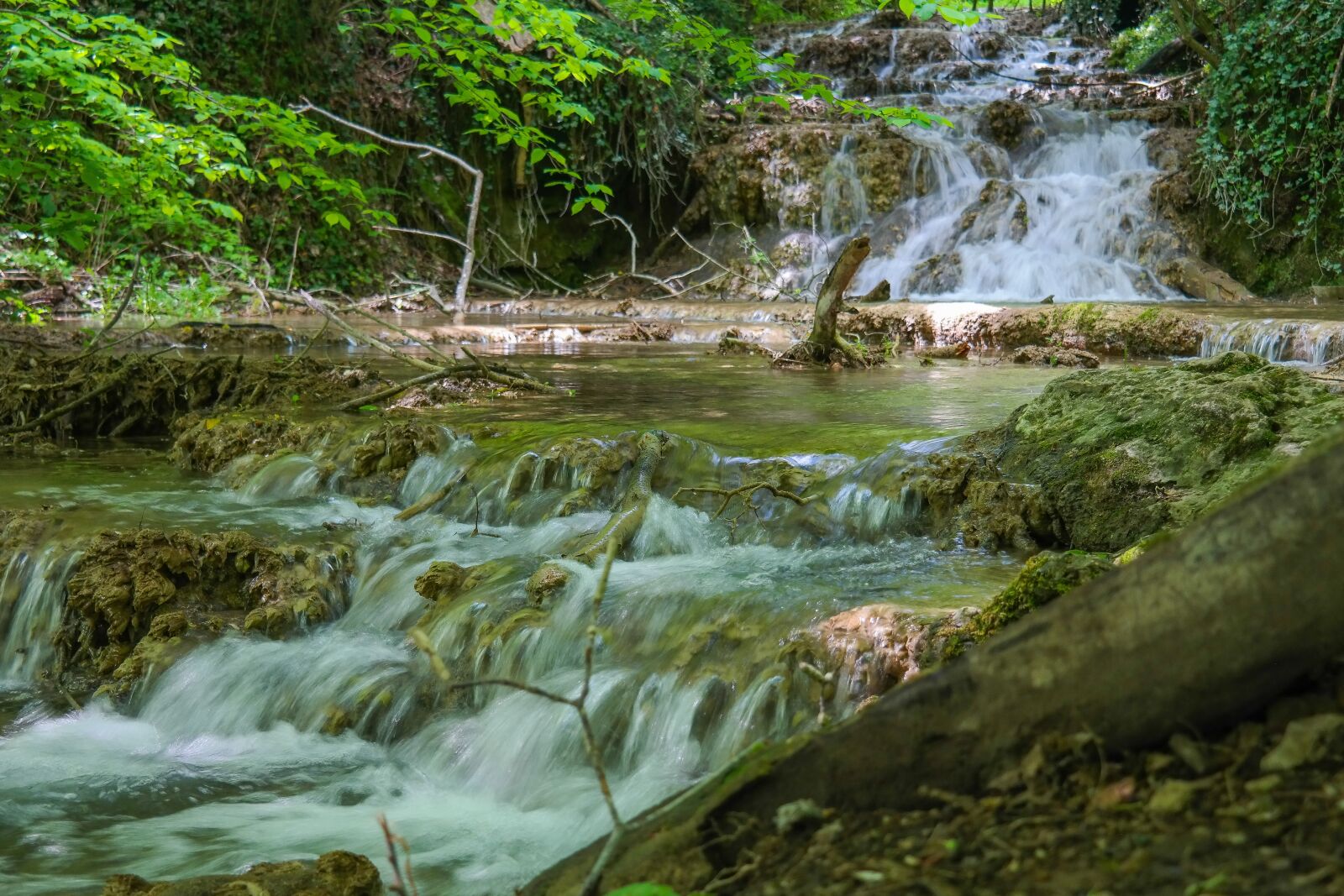 Samsung NX300 sample photo. Waterfall, creek, bach photography