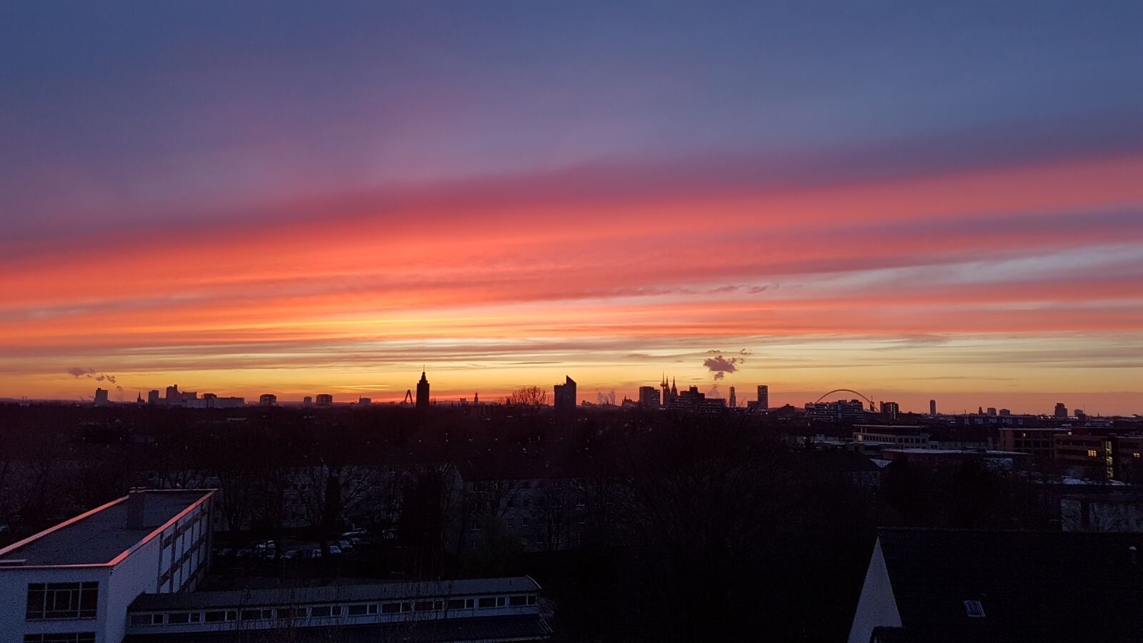 Samsung Galaxy S7 sample photo. Sunset, cologne, abendstimmung photography
