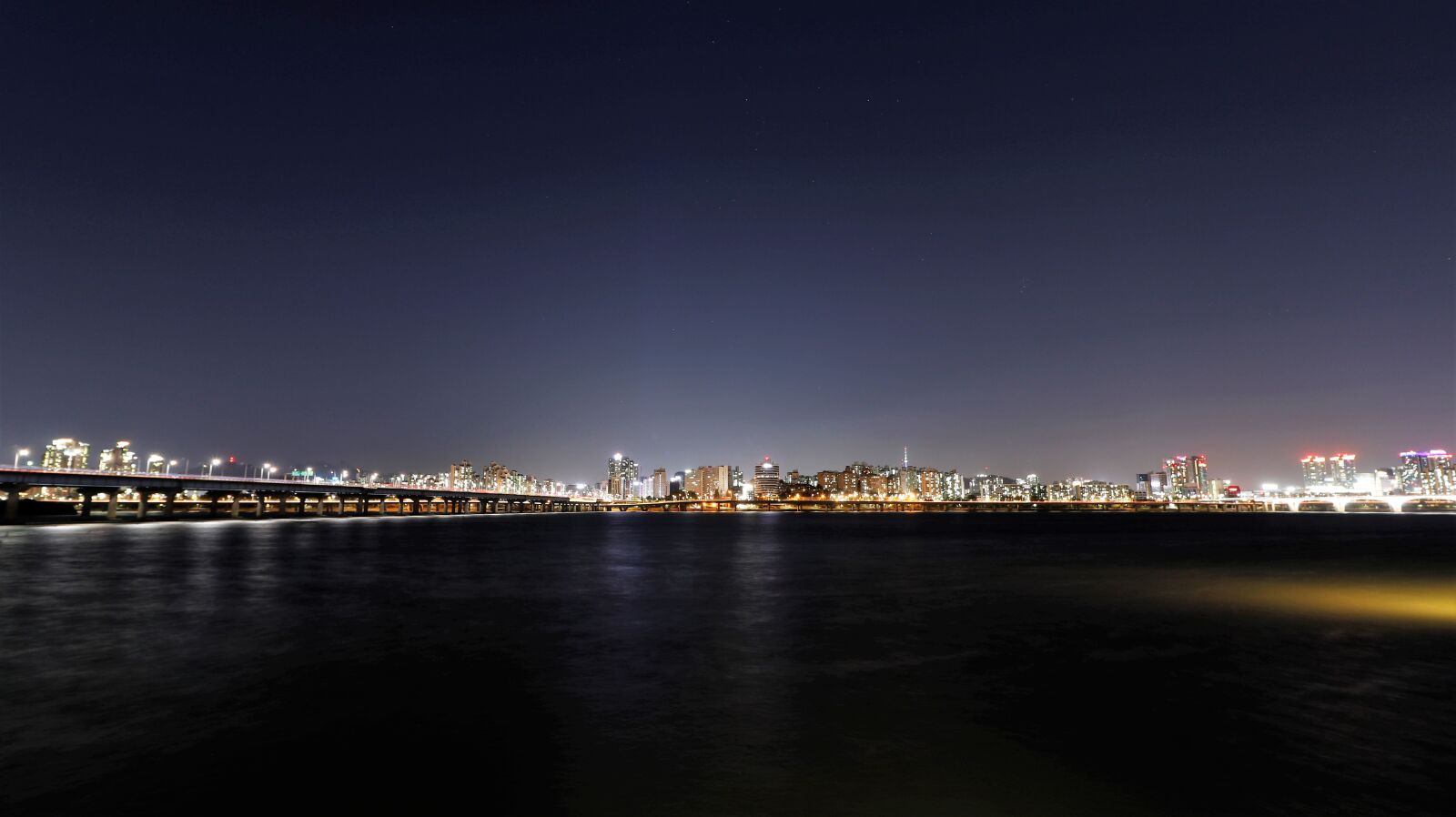 Canon EOS 80D sample photo. Han river, night view photography