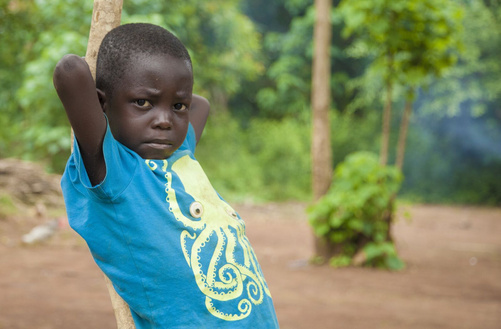Canon EOS 5D Mark II sample photo. Child, village, africa photography
