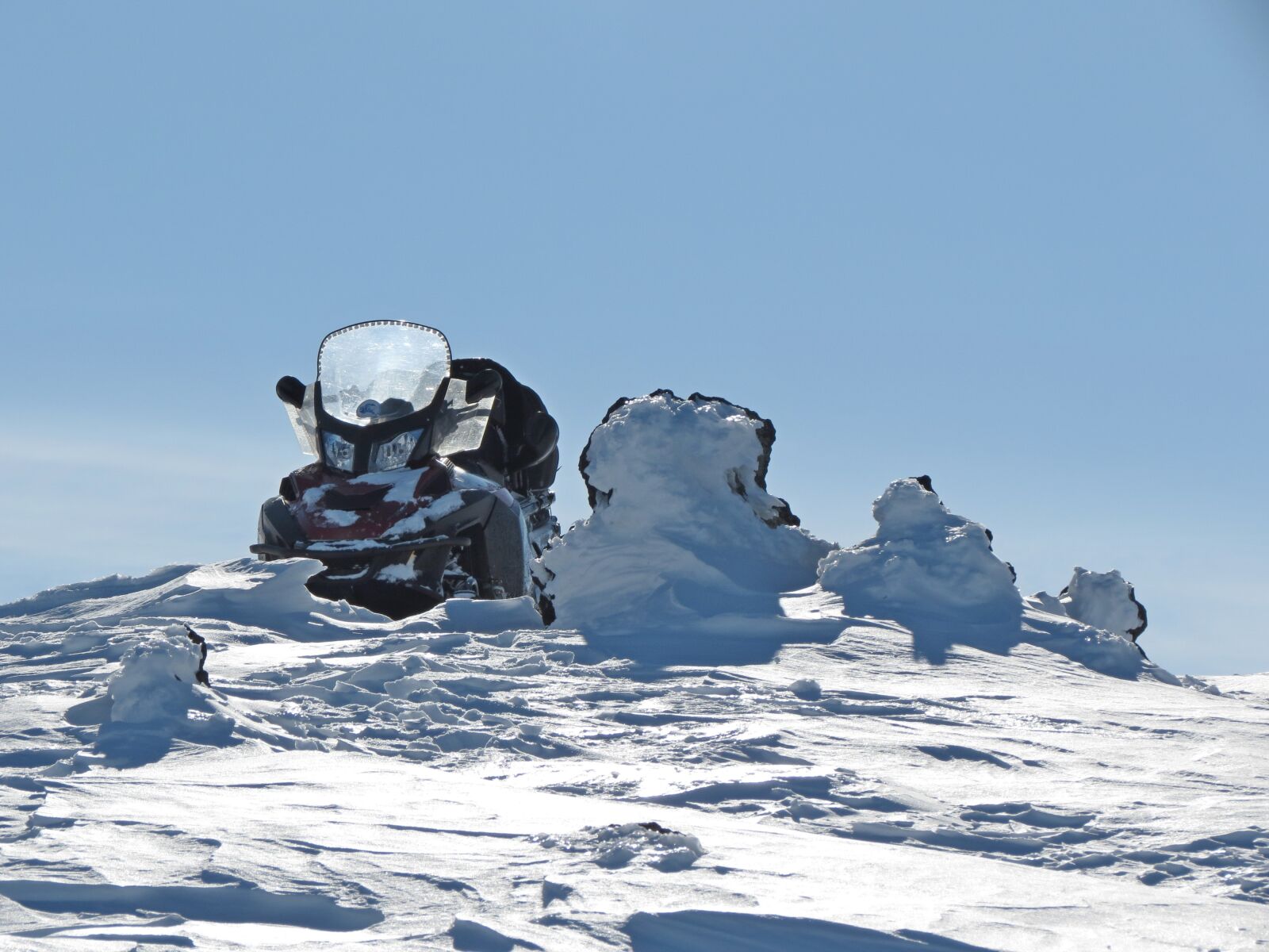 Canon PowerShot SX40 HS sample photo. Kamchatka, snowmobile, winter photography