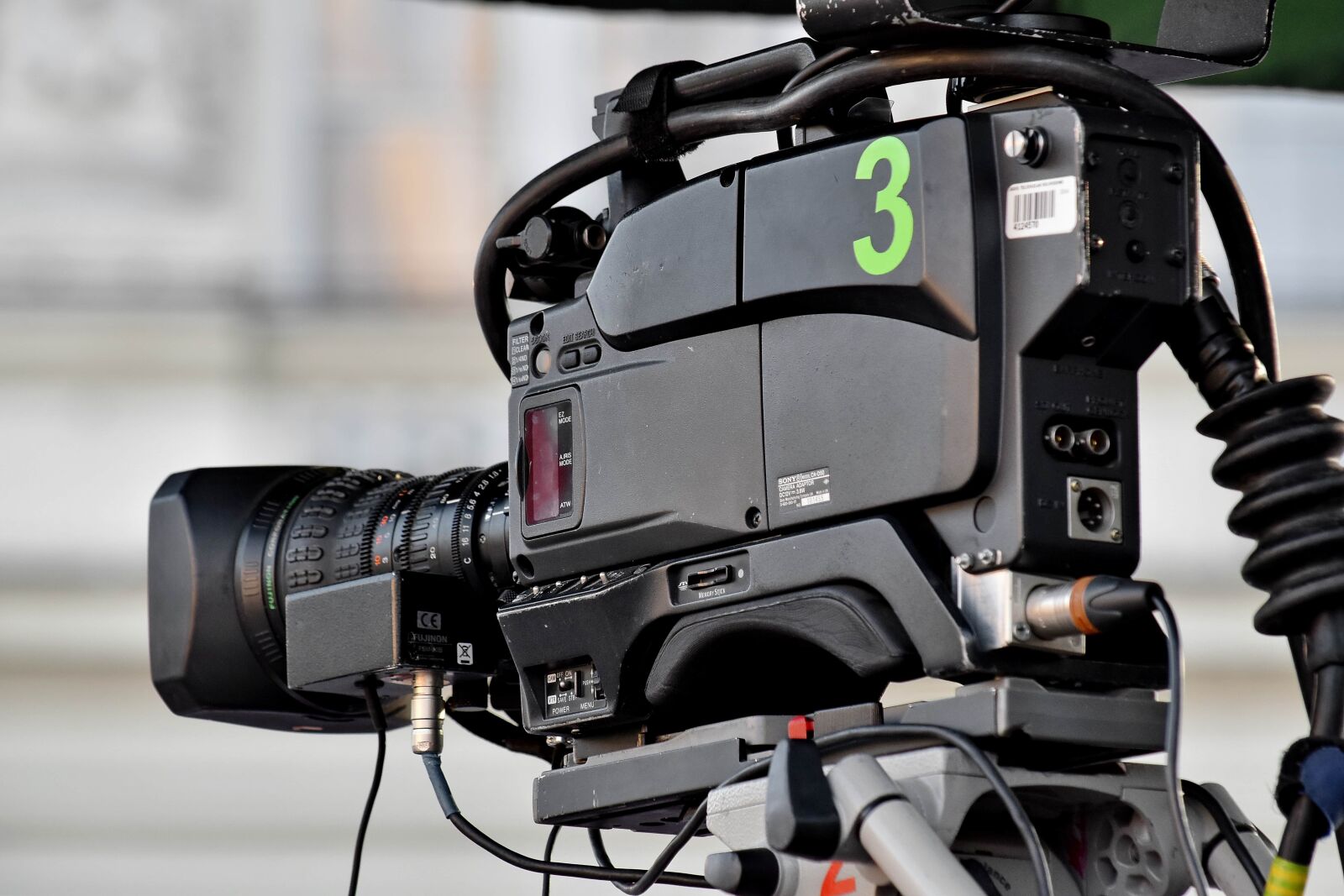 Nikon D5500 sample photo. Television, television news, tripod photography