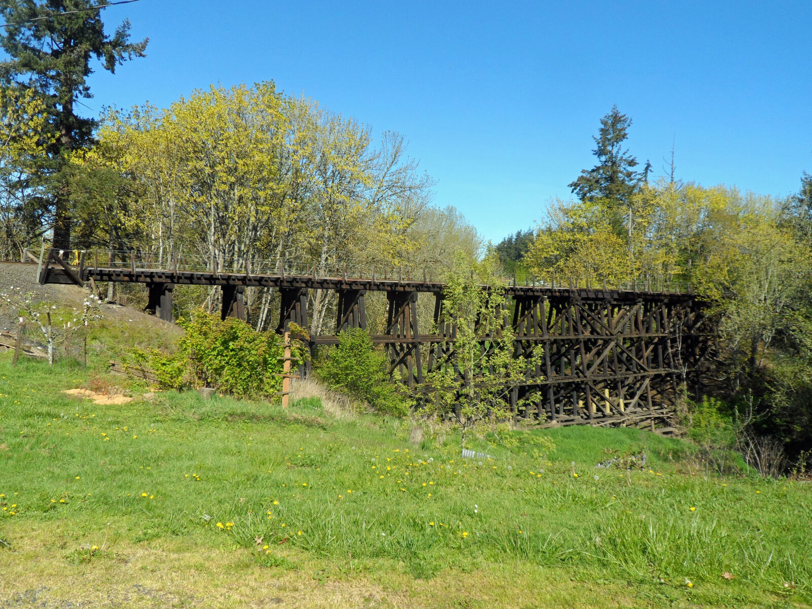 Samsung ST200 / ST200F / ST201 / ST201F / ST205F sample photo. Train, track, trestle, bridge photography