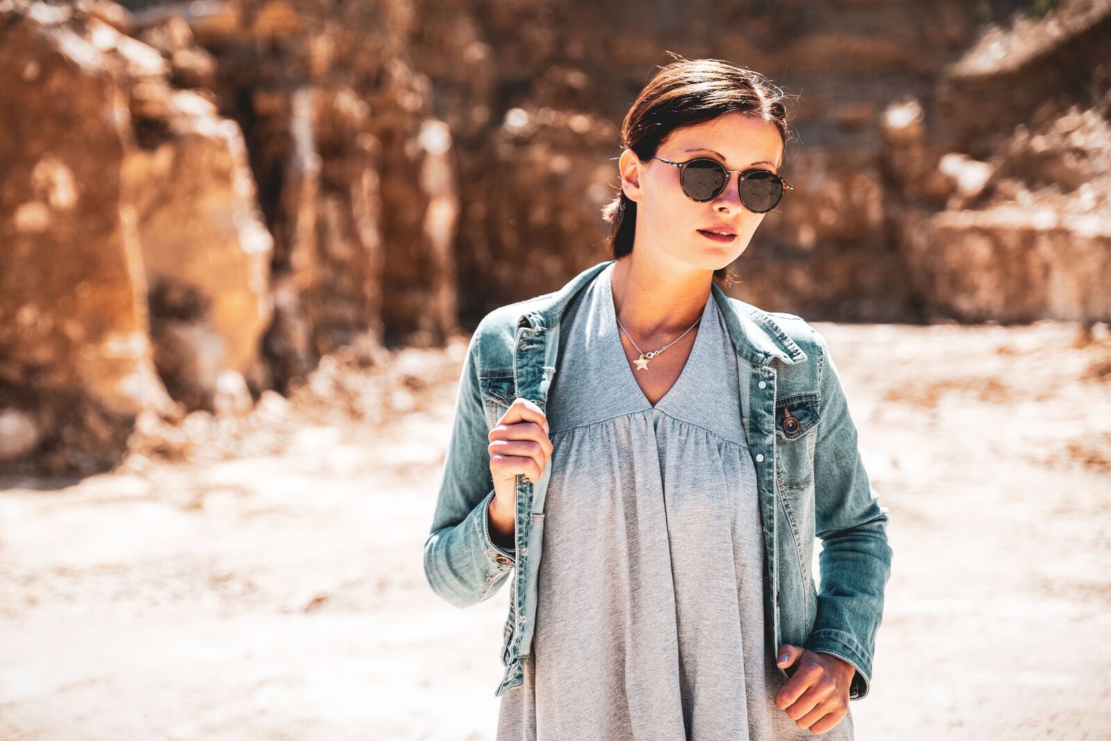 Canon EOS 6D sample photo. Woman, model, quarry photography