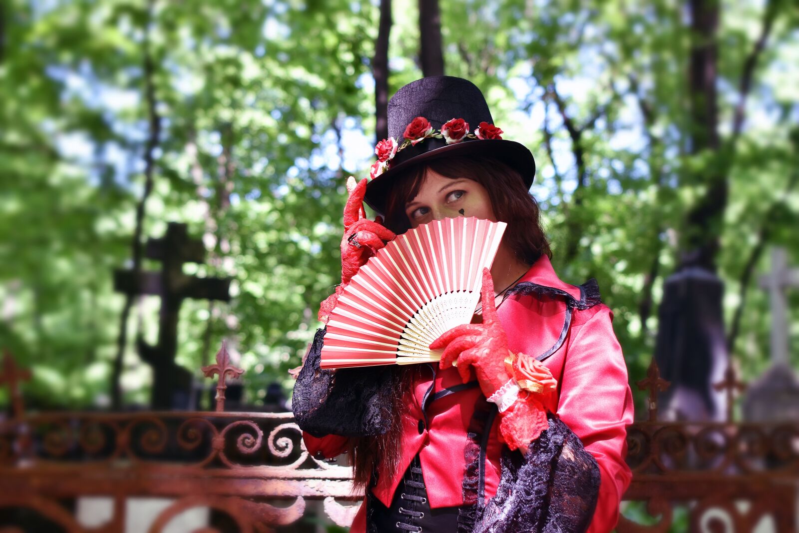 Nikon D5500 sample photo. Gothic, cosplay, punk photography