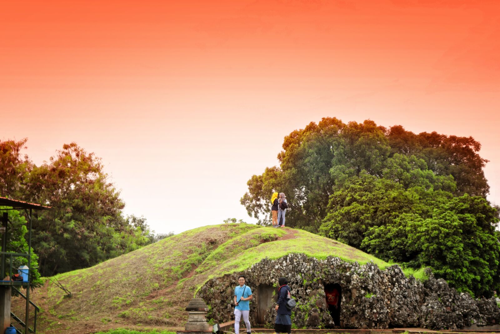 Canon EOS 77D (EOS 9000D / EOS 770D) sample photo. Tample, rock, indonesia photography