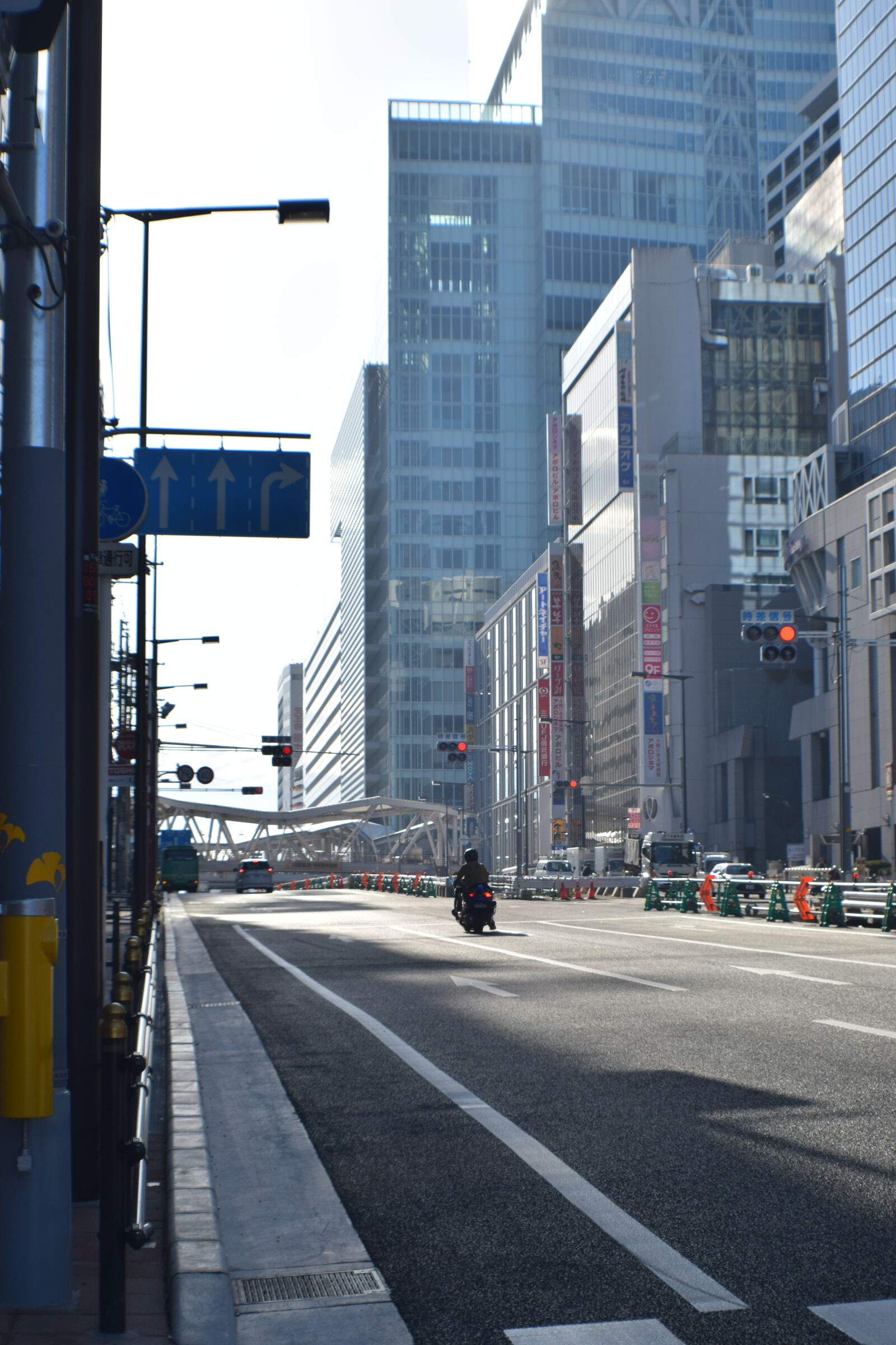 Nikon D3300 sample photo. Buildings, city, japan, motorcycle photography