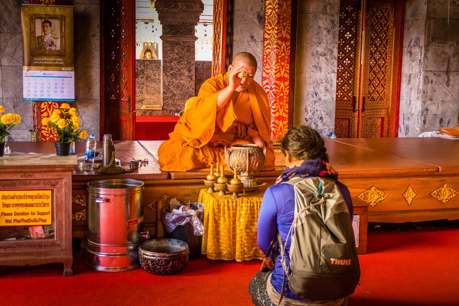 Canon EOS 80D sample photo. Religion, buddha, monk photography