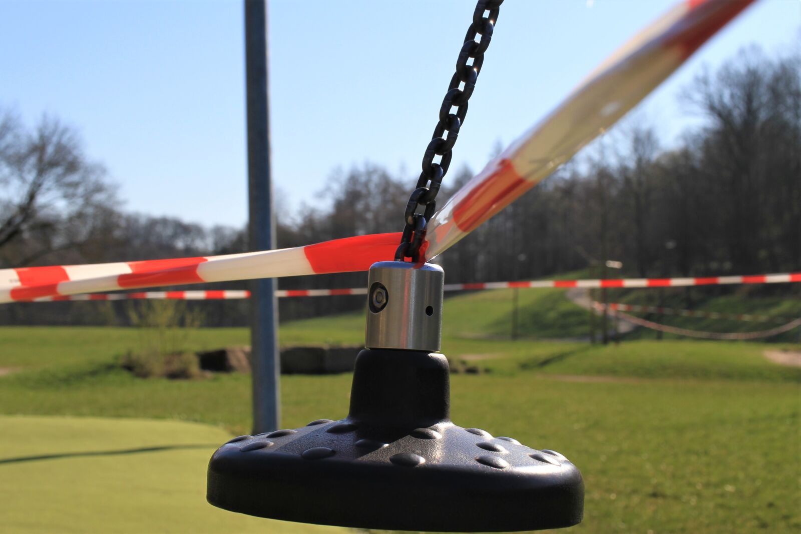 Canon EOS 7D sample photo. Barrier, barrier tape, playground photography