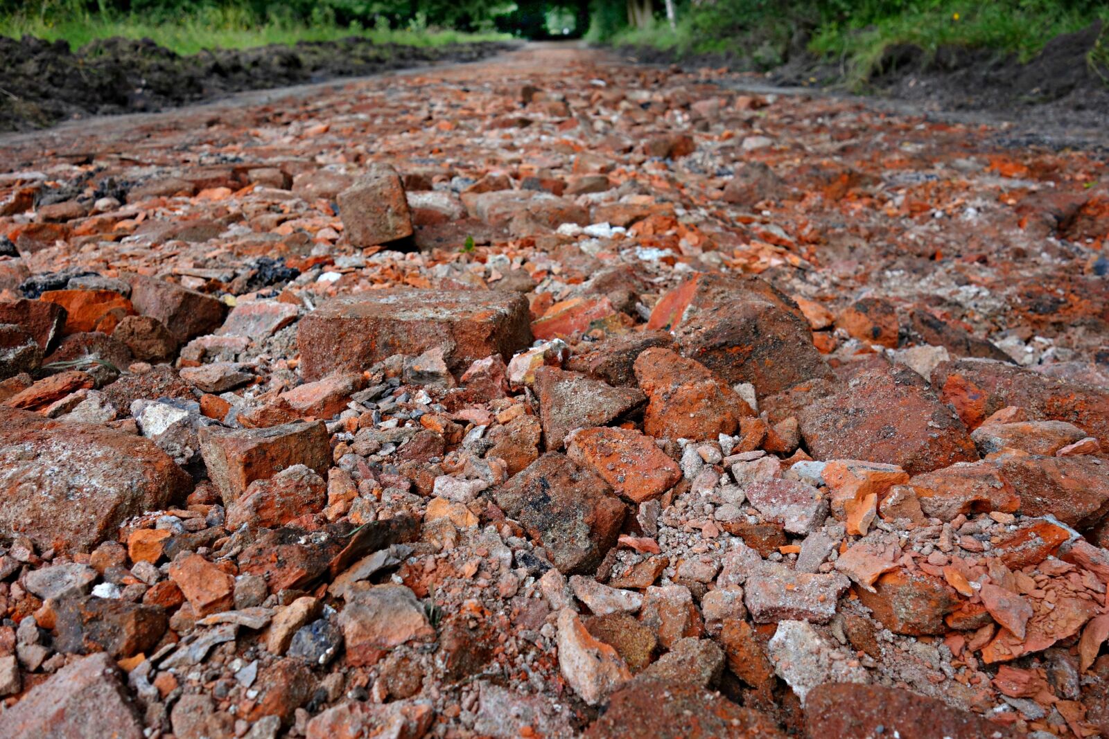 Sony Cyber-shot DSC-RX100 sample photo. Road, rubble, stones photography