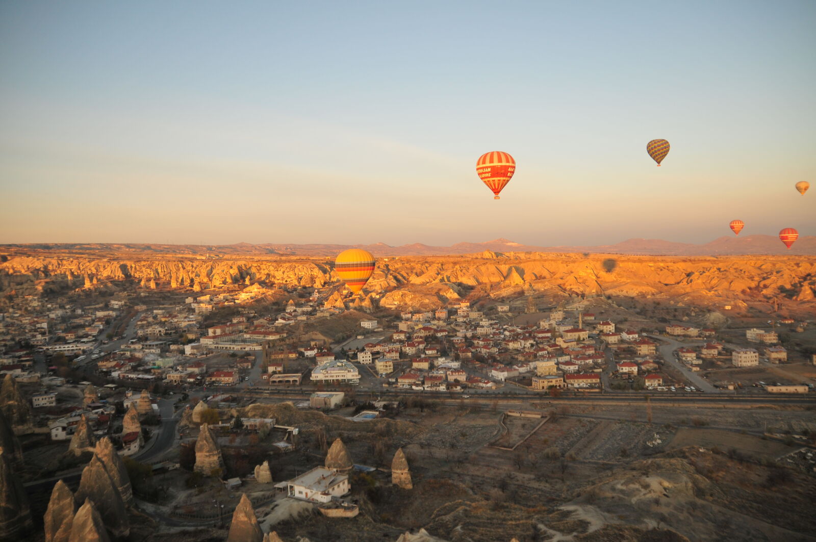 Nikon D300 + Sigma 18-50mm F2.8 EX DC Macro sample photo. Balloon, canon, cappadocia, city photography