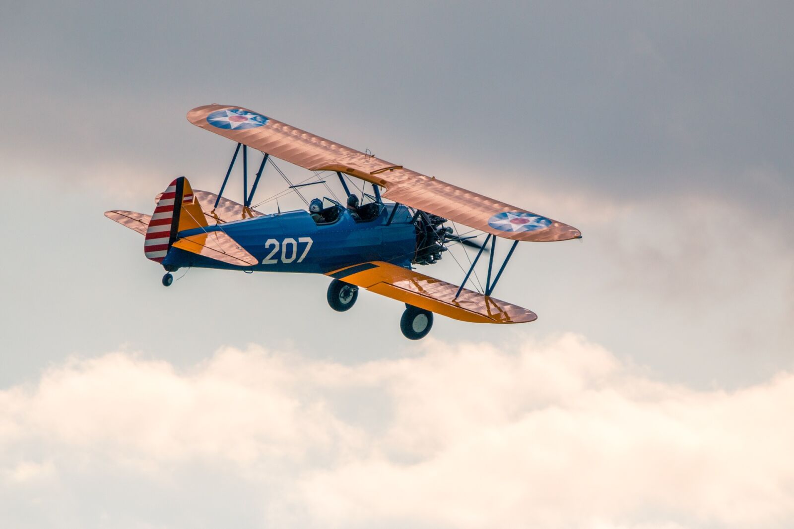 150-600mm F5-6.3 DG OS HSM | Contemporary 015 sample photo. Boeing stearman pt-13d, double photography