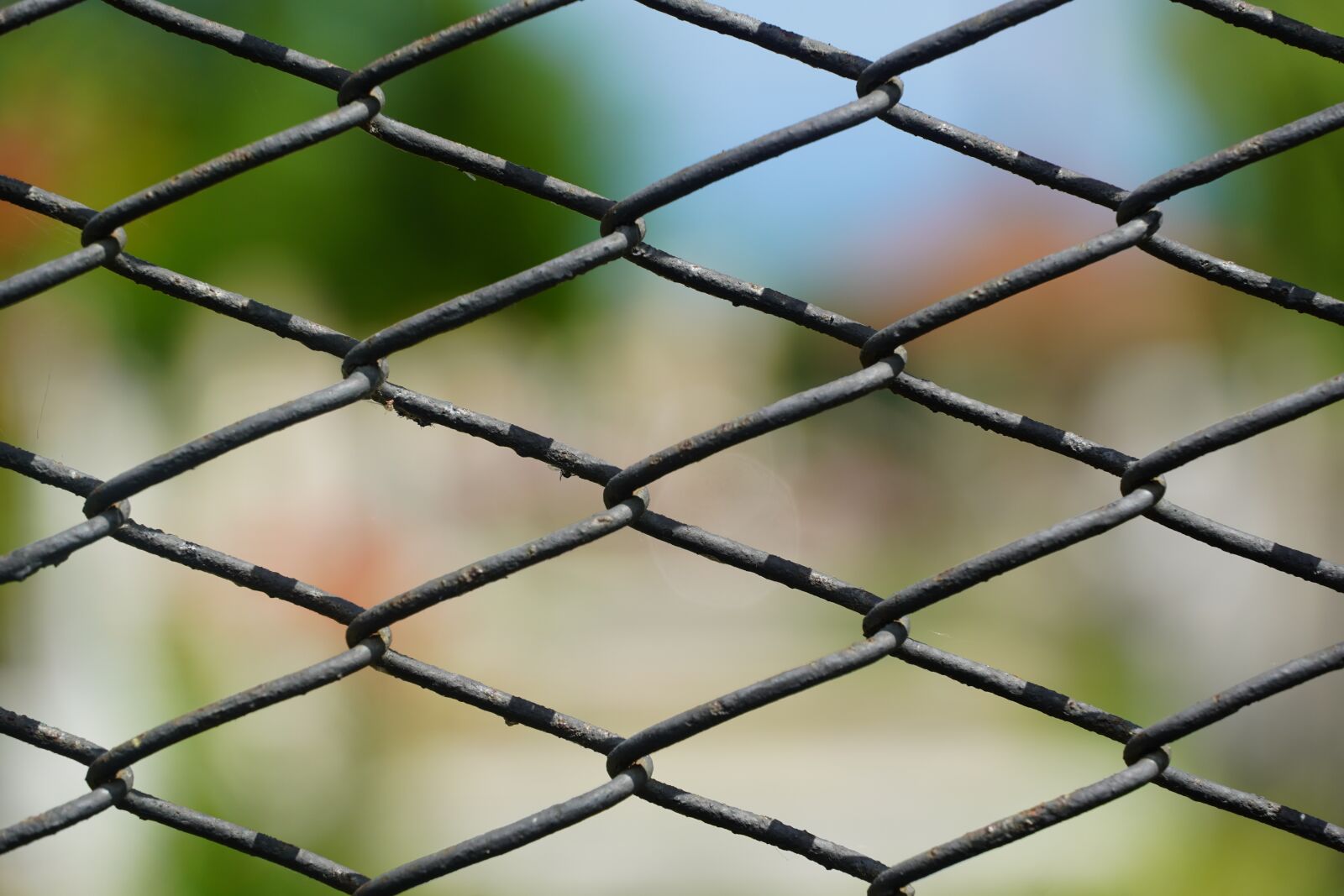 Sony a6400 sample photo. Fence, cemetery, background photography