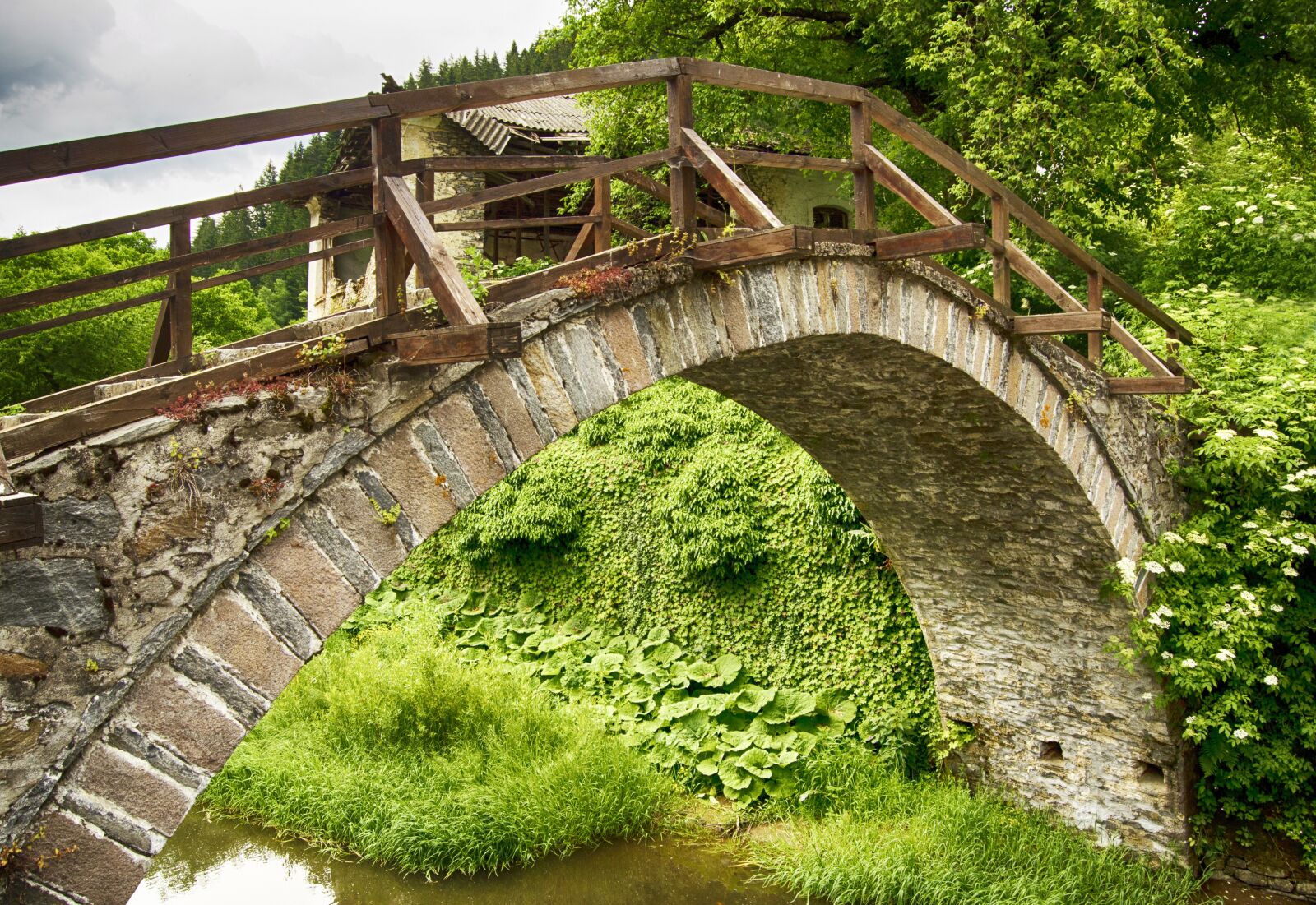 Nikon D5100 sample photo. Stone bridge, spring, bulgaria photography