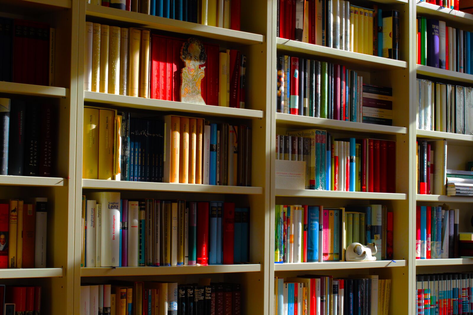 Canon EF 50mm F1.4 USM sample photo. Bookshelf, books, shelf photography
