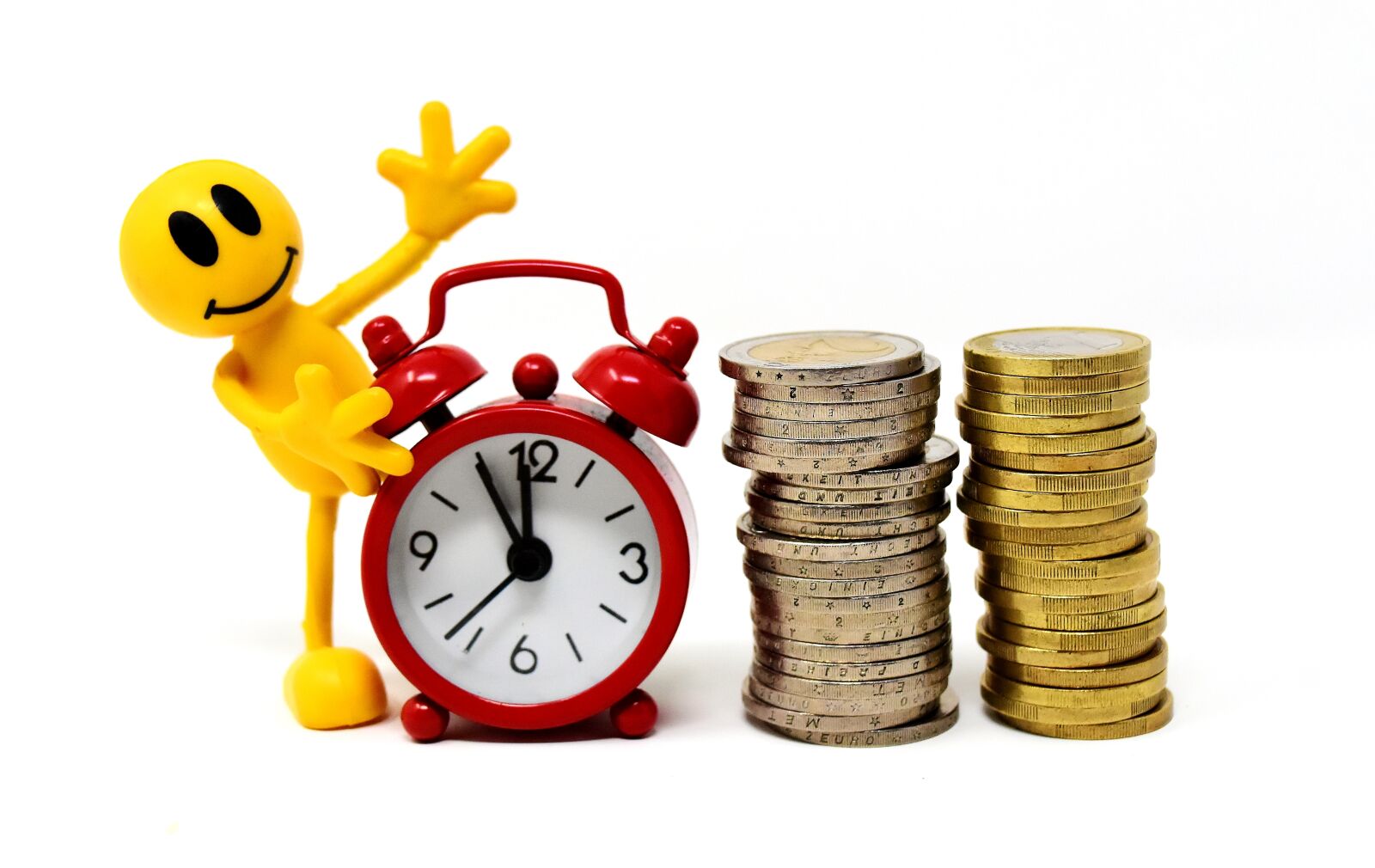 Nikon D7200 sample photo. Time is money, coins photography