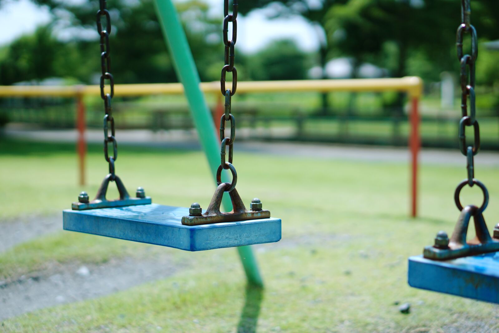 Sony a6000 sample photo. Park, blanco, playground equipment photography