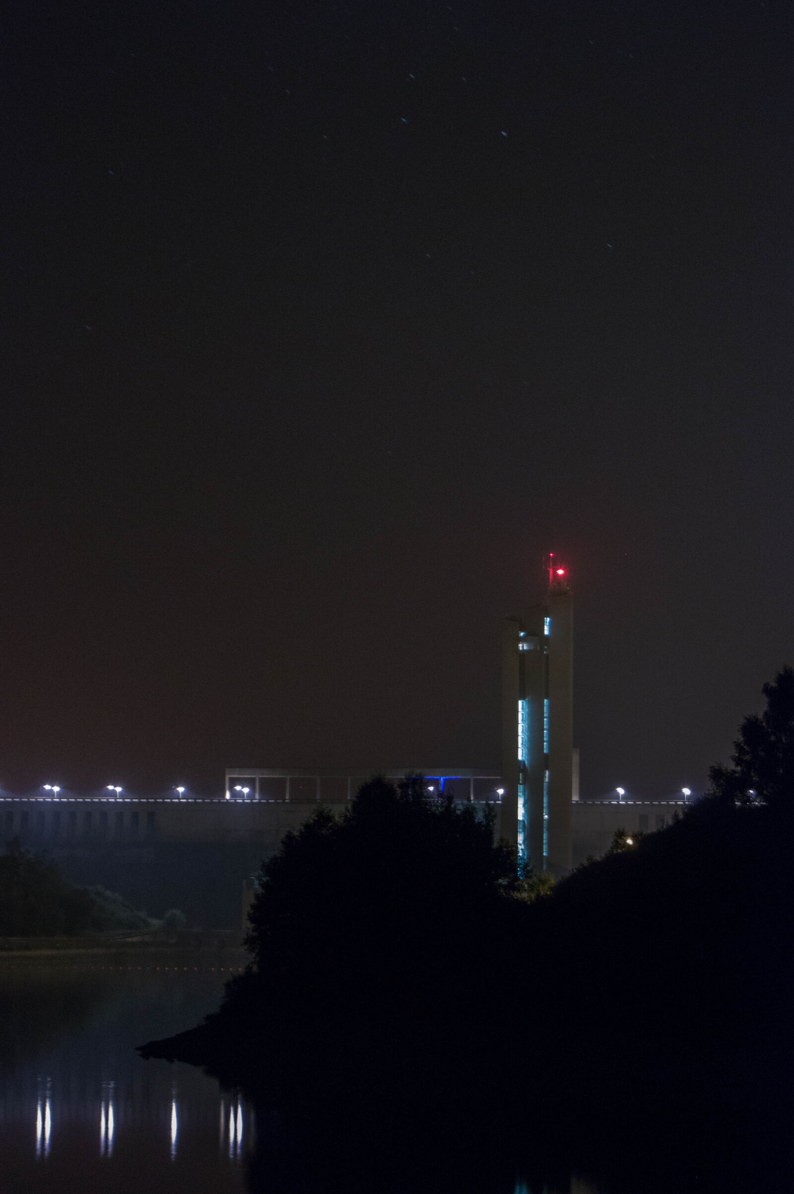 Nikon D3200 sample photo. Illuminated, city, against, sky photography