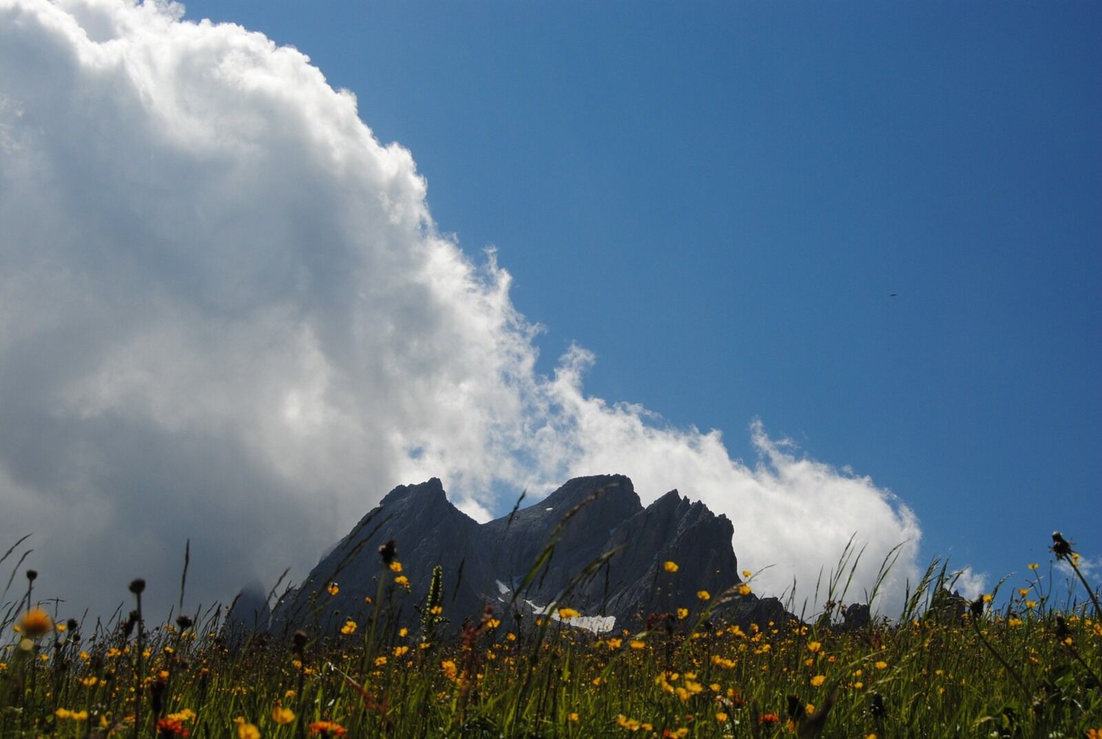 Nikon D3000 sample photo. Mountain, dolomites, sky photography
