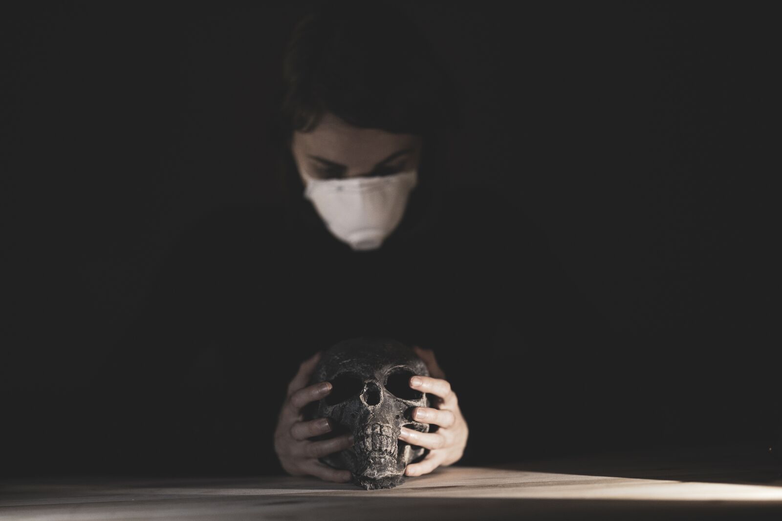 Canon RF 85mm F1.2L USM sample photo. Coronavirus, mask, virus photography