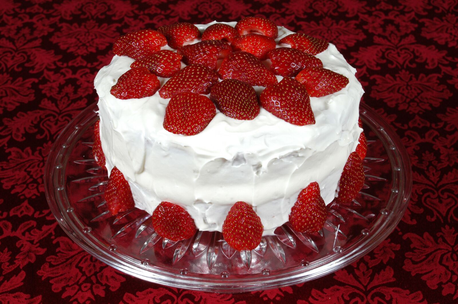Nikon D100 sample photo. Cake, strawberry, dessert photography