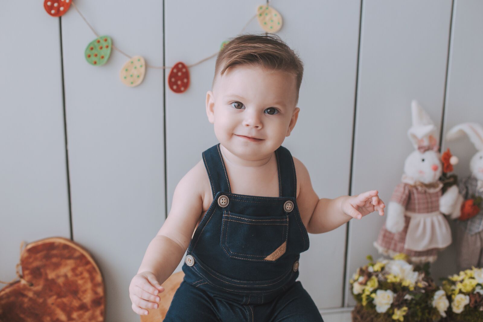 Canon EF 50mm F1.4 USM sample photo. Easter, child, baby photography