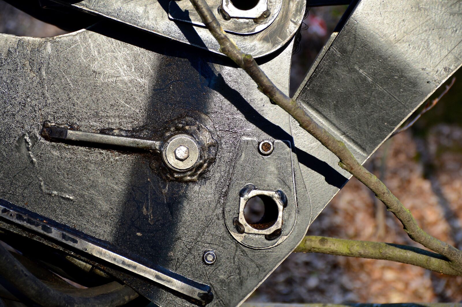 Nikon D3200 sample photo. Wood harvester, forest machine photography