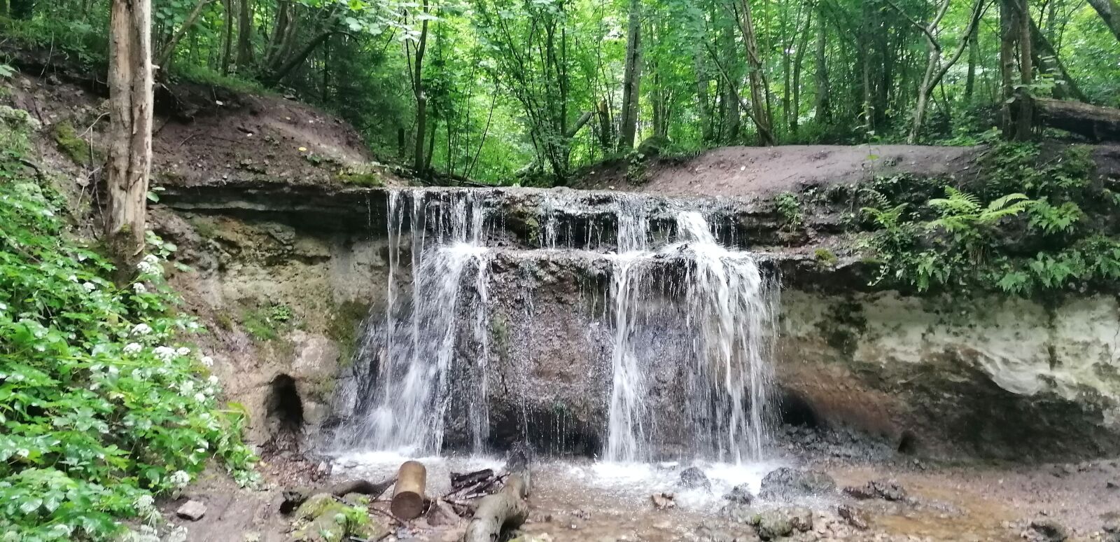 HUAWEI P30 LITE sample photo. Waterfall, water, green photography