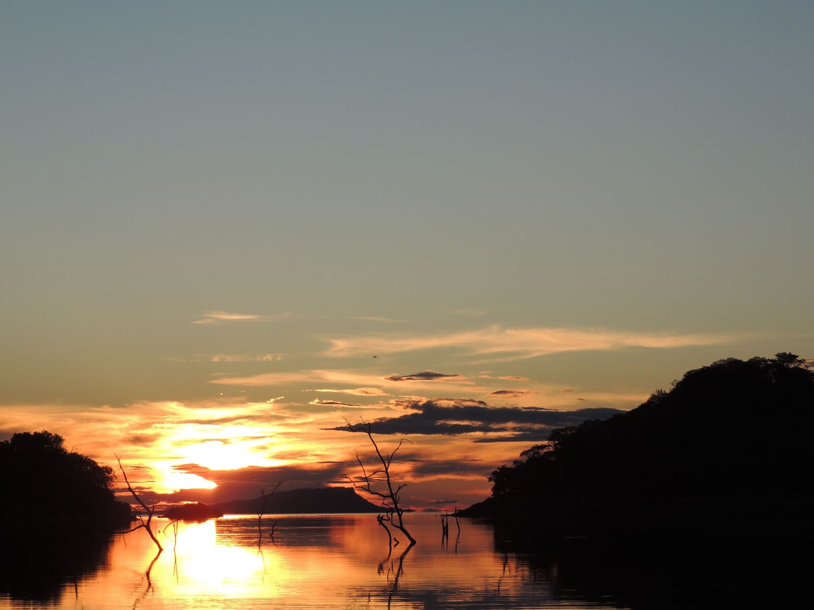Nikon Coolpix P510 sample photo. African sunset, cahora bassa photography