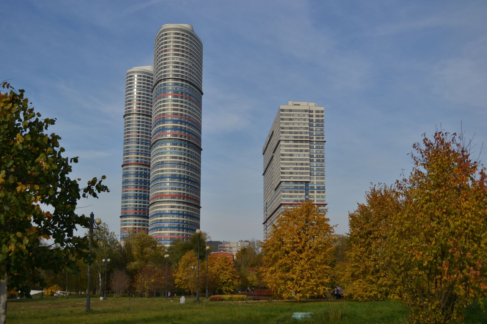 Nikon D3100 sample photo. City, building, park photography