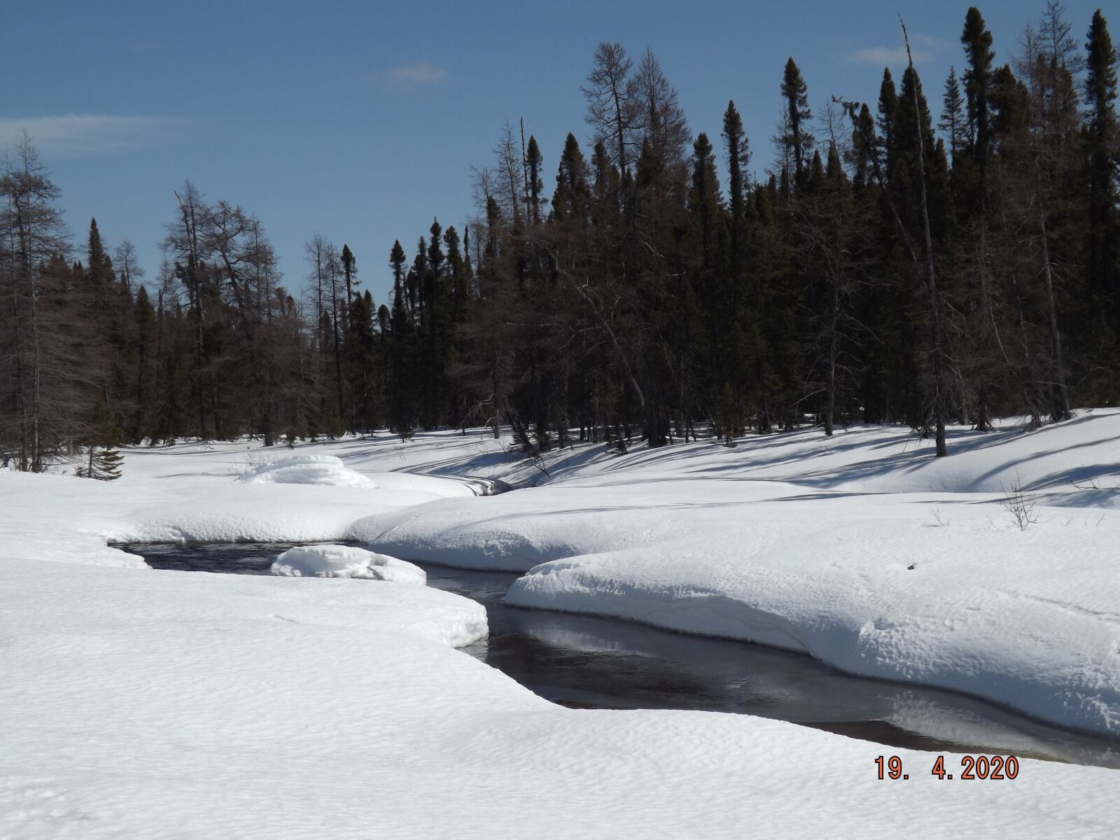 Fujifilm FinePix S4200 sample photo. Winter, water, snow photography