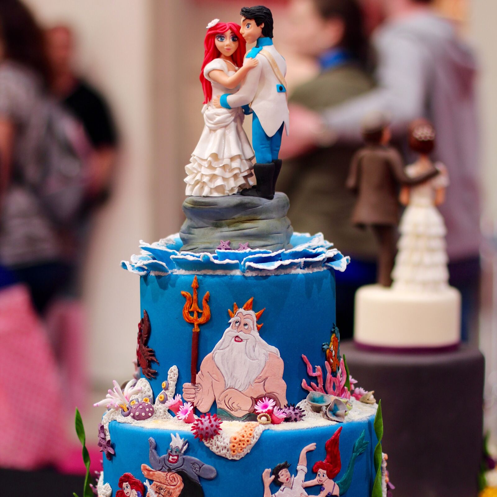 Canon EOS 600D (Rebel EOS T3i / EOS Kiss X5) + Canon EF 50mm F1.4 USM sample photo. Cake, arielle, mermaid photography